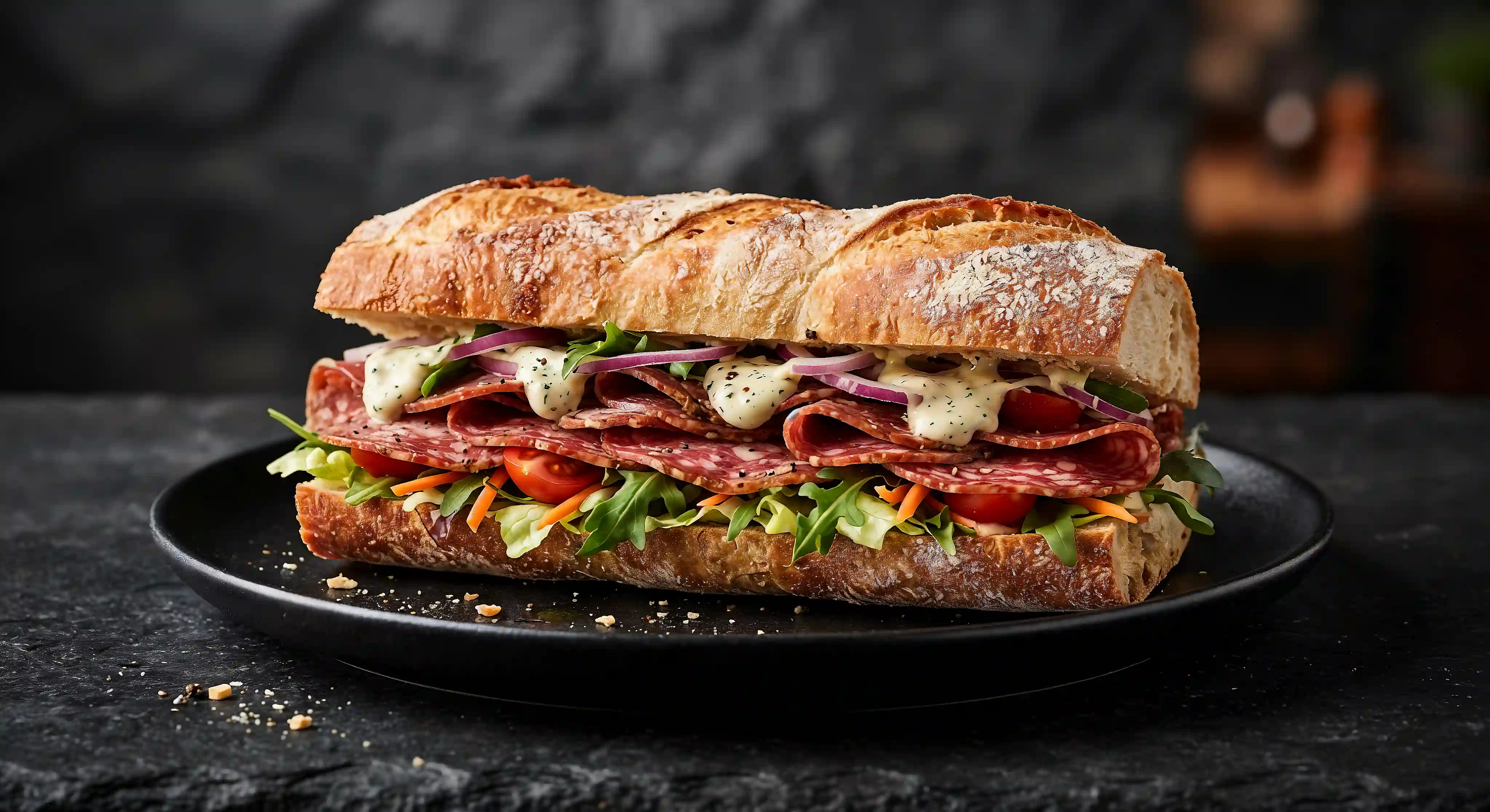 Salami Baguette