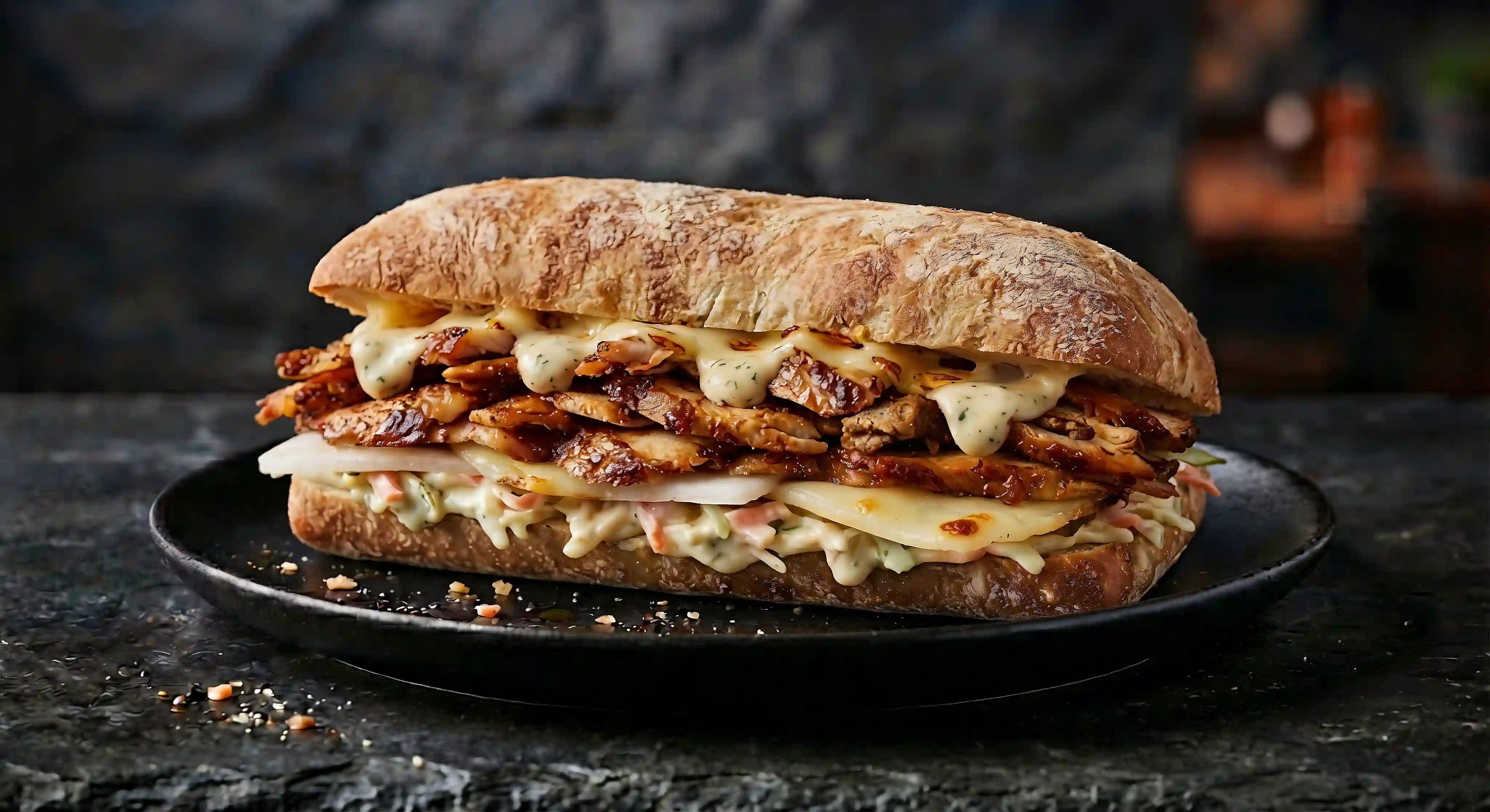 Shawarma-Kalb Baguette